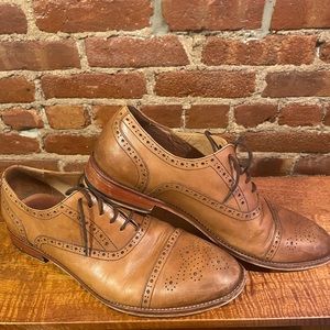 Winfield & Grand Marquette leather shoe w/ rubber sole